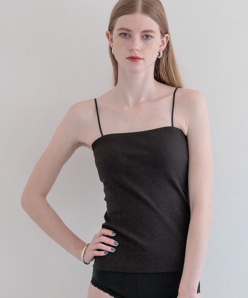 DIRK BIKKEMBERGブラック キャミソール bijorie（ビジュリィ） キャミソール 「bijorie」ベストボディブラ