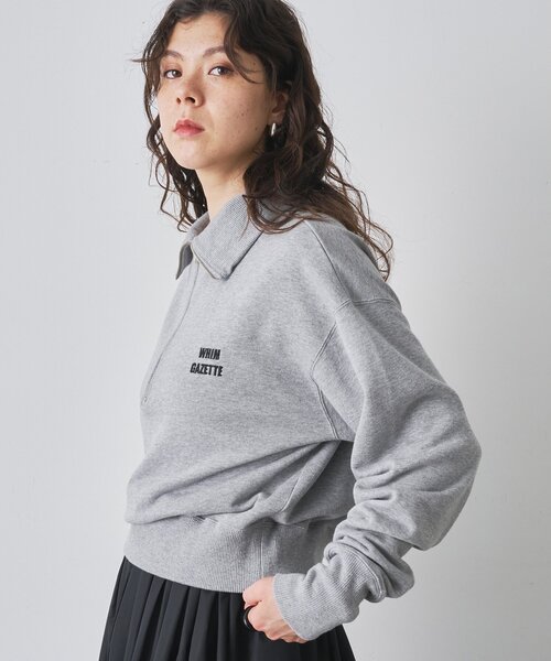 Whim Gazette（ウィム ガゼット） トレーナー スウェット ハーフジップ