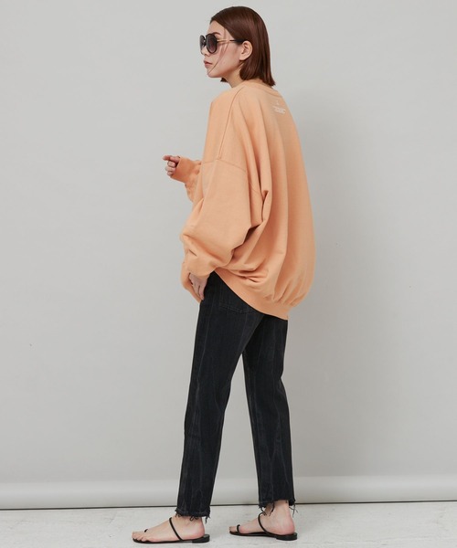 「Curensology」 ダメージ加工デニムパンツ 38 ブルー レディース_画像3