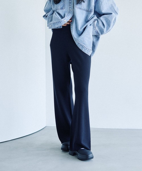 LEPSIM（レプシィム） パンツ 12ゲージ総針フレアパンツ 571632