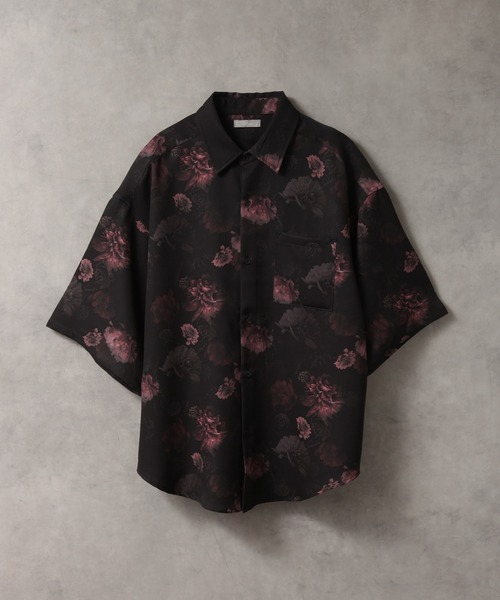 「welise」 半袖シャツ L ブラック系その他 メンズ_画像3