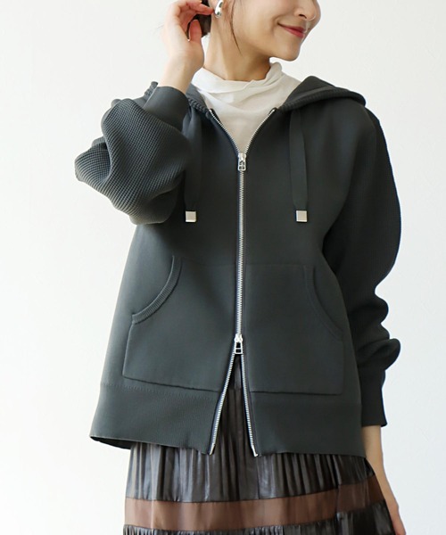 Jines(ジネス) パーカー フードニットパーカー レディース Jines(ジネス) パーカー フードニットパーカー レディース