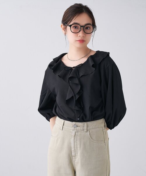 Zoff 眼鏡 シンプル 黒 ブラック ケース付き レンズ付き めがね メガネ Zoff（ゾフ） 伊達メガネ メガネ 眼鏡 ボストン型 メガネ｜黒縁