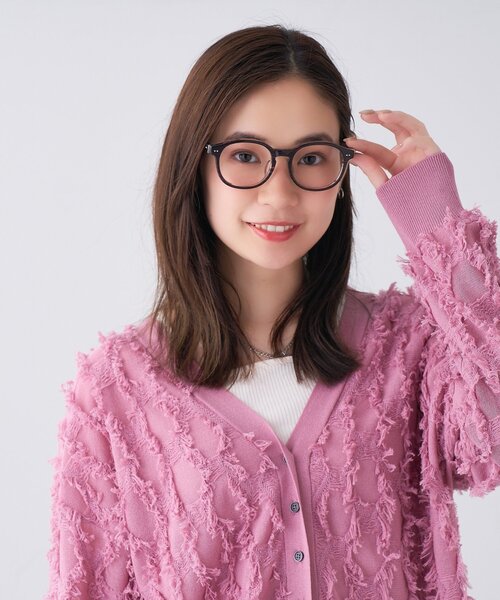 Zoff（ゾフ） 伊達メガネ メガネ 眼鏡 ボストン型 メガネ｜黒縁
