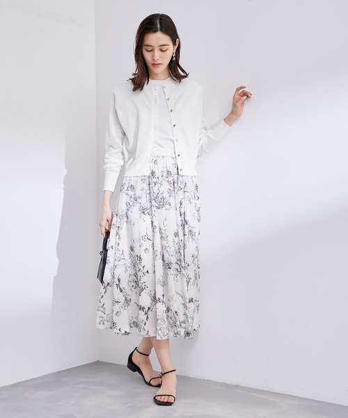 「ROPE'」 ノースリーブニット 38 ベージュ レディース_画像2