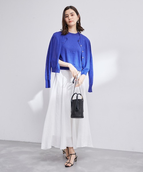 「ROPE'」 ノースリーブニット 38 ベージュ レディース_画像6