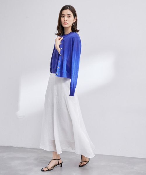 「ROPE'」 ノースリーブニット 38 ベージュ レディース_画像7