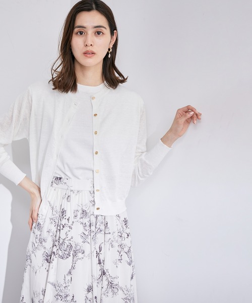 「ROPE'」 ノースリーブニット 38 ベージュ レディース_画像8