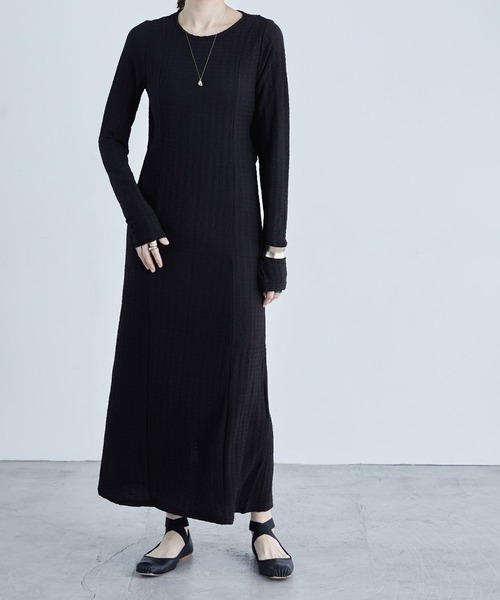 「etoll.」 長袖ワンピース FREE アイボリー レディース_画像4