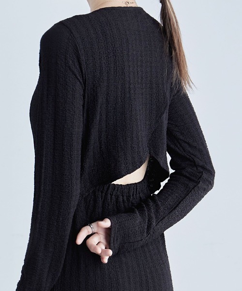 「etoll.」 長袖ワンピース FREE アイボリー レディース_画像5