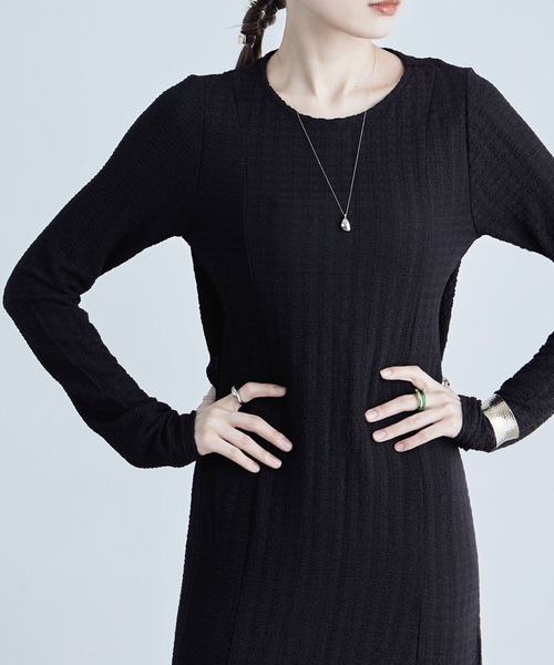 「etoll.」 長袖ワンピース FREE アイボリー レディース_画像6