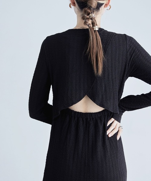 「etoll.」 長袖ワンピース FREE アイボリー レディース_画像8