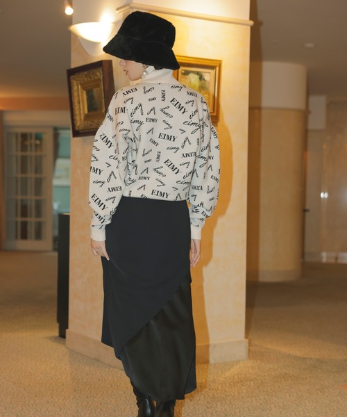 「EIMY ISTOIRE」 タートルネックニット FREE ブラック レディース_画像2