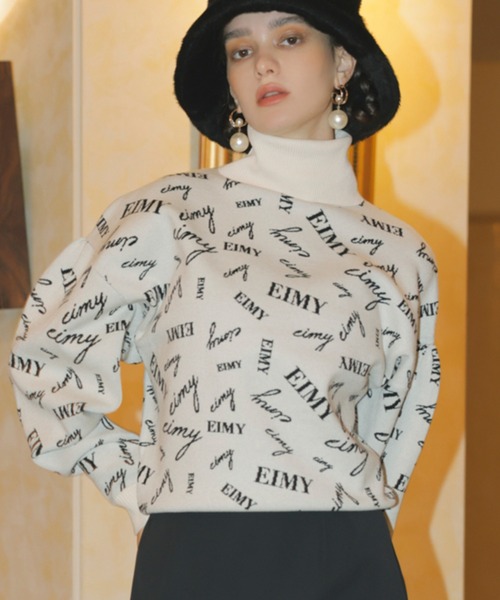 「EIMY ISTOIRE」 タートルネックニット FREE ブラック レディース_画像7