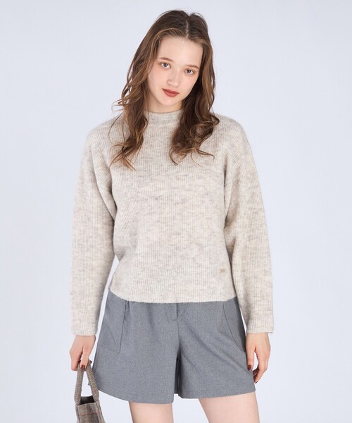 agnes b.アニエスベー　ニットセーター To b. by agnes ニット セーター 「Outlet」メランジニット レディース
