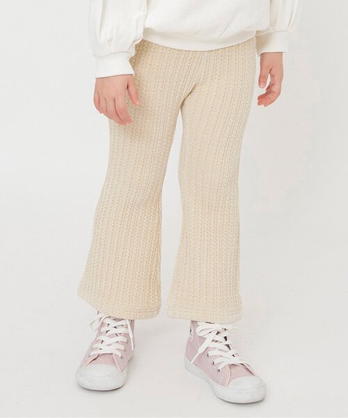 BREEZE（ブリーズ） パンツ 「ジュニア対応」ベロアフレアパンツ