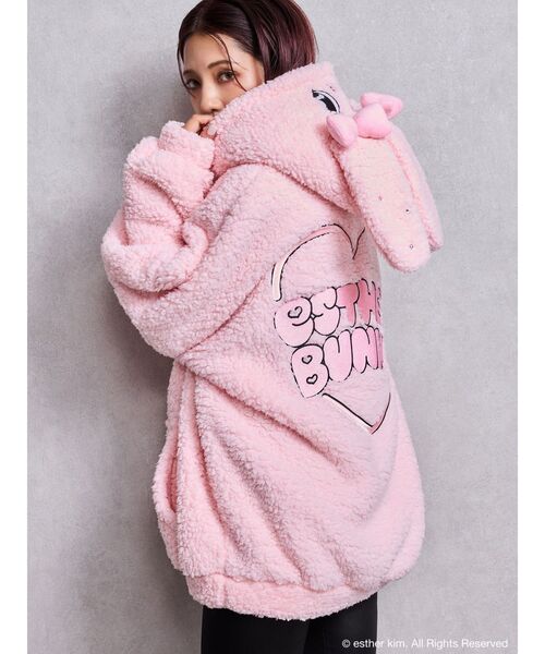 GYDA  極美品 バニー パーカー ジェイダ GYDA GENUINE BUNNYスウェットパーカー （NVY