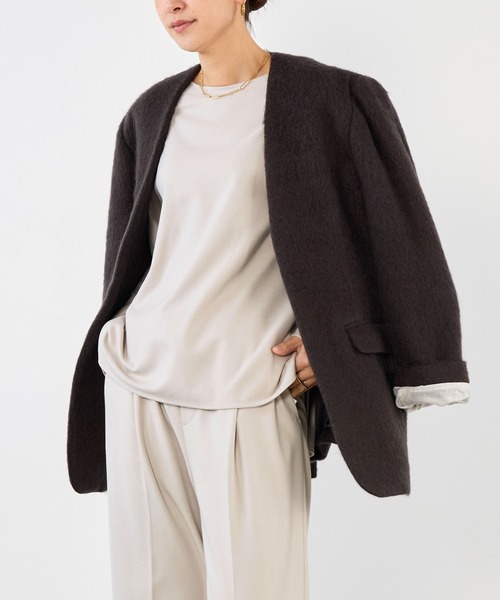 MICA&DEAL（マイカアンドディール） ジャケット ノーカラージャケット