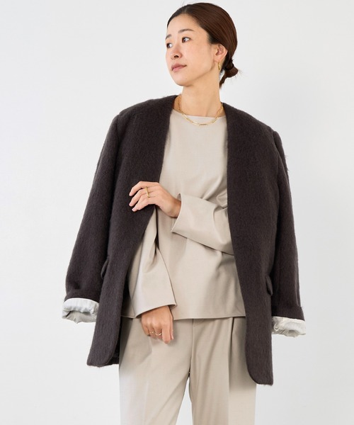 MICA&DEAL（マイカアンドディール） ジャケット ノーカラージャケット