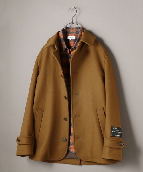 「SHIPS JET BLUE」 ピーコート X-SMALL ブラック メンズ_画像2