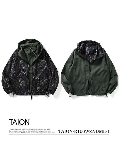 「TAION」 ブルゾン M ブラック メンズ_画像3