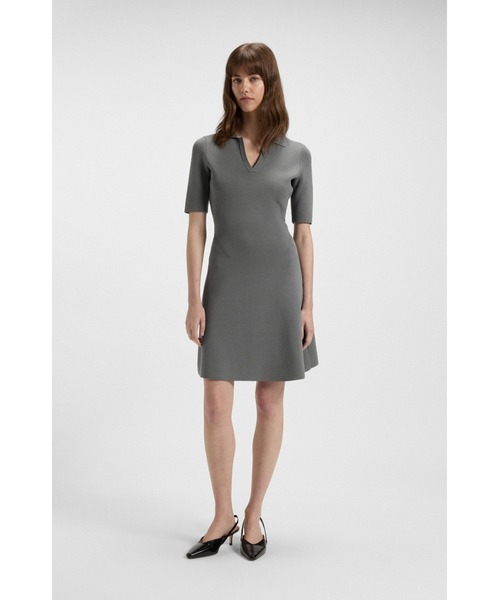 Hugo Boss ワンピース　ドレス BOSS（HUGO BOSS） ワンピース ミディレングスドレス コットンポプリン ワンピース
