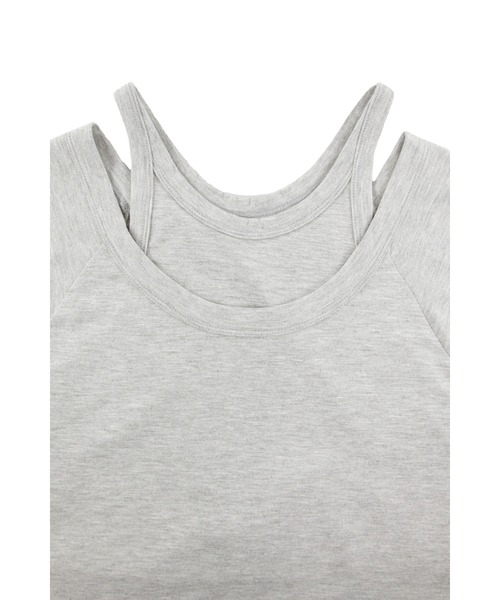「ALEXIA STAM」 長袖カットソー FREE グレー レディース_画像4