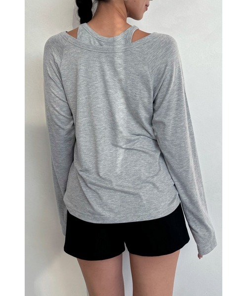 「ALEXIA STAM」 長袖カットソー FREE グレー レディース_画像8