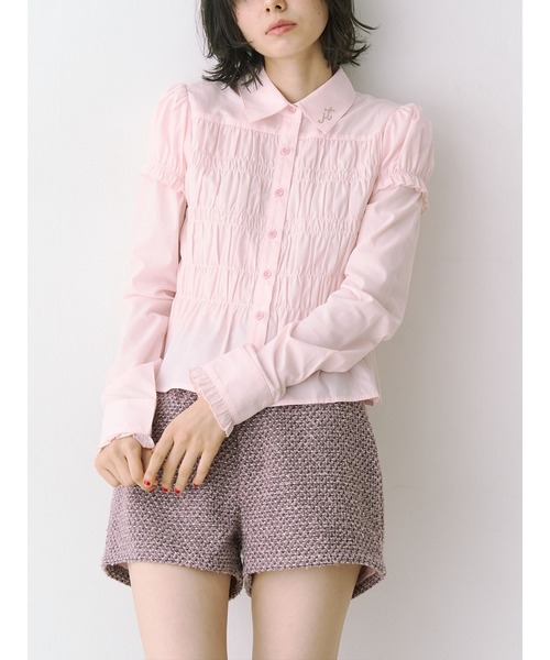 jouetie（ジュエティ） ブラウス シャツ 入学式 卒業式 レイヤード 