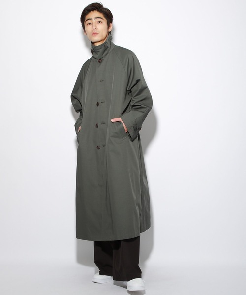 「PBLIM」 ステンカラーコート LARGE ベージュ レディース_画像5