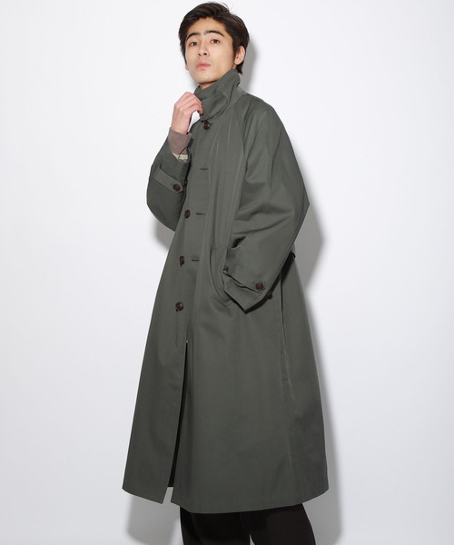 「PBLIM」 ステンカラーコート LARGE ベージュ レディース_画像6