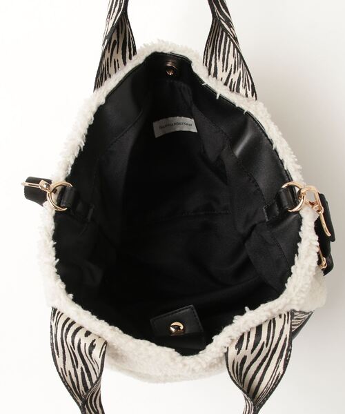 「BARNYARDSTORM」 2WAYバッグ FREE オフホワイト レディース_画像4