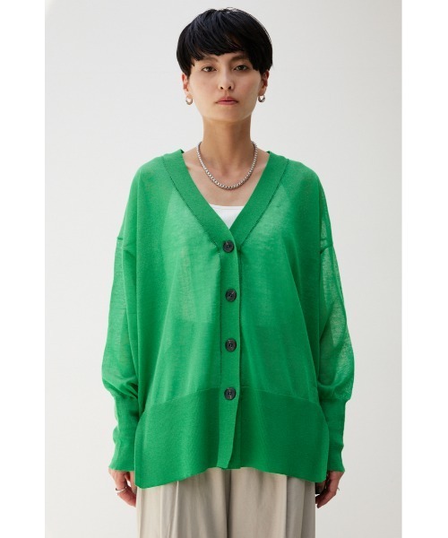 「crie conforto」 ニットカーディガン FREE ネイビー レディース_画像5