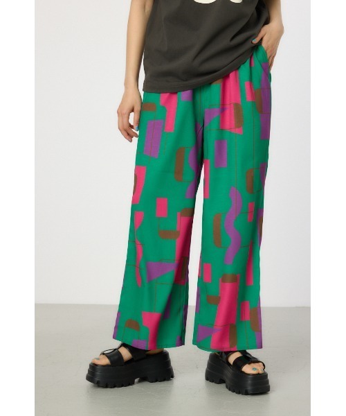 「RODEO CROWNS WIDE BOWL」 イージーパンツ FREE グリーン系その他 レディース_画像4