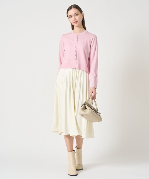 ANAYI（アナイ） スカート フェイクスエードプリーツスカート