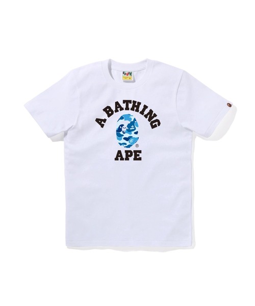 tシャツ ABC CAMO COLLEGE TEE レディースの画像