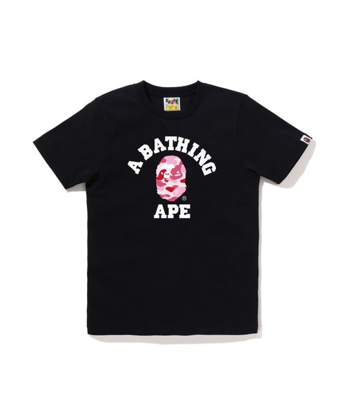 tシャツ ABC CAMO COLLEGE TEE レディースの画像