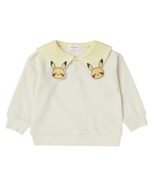 トレーナー monpoke モンポケ 衿付き ピカチュウ キッズ 子供服 男の子