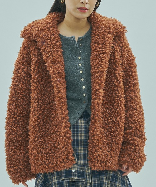 ROSE BUD（ローズバッド） コート アウター FAUX FUR COAT レディース