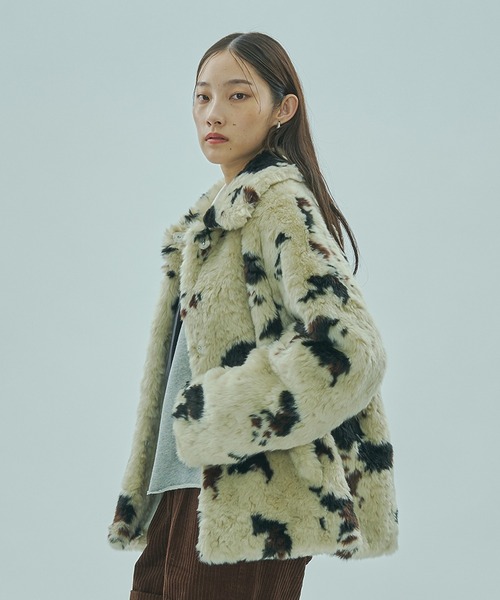 ROSE BUD（ローズバッド） コート アウター FAUX FUR COAT レディース