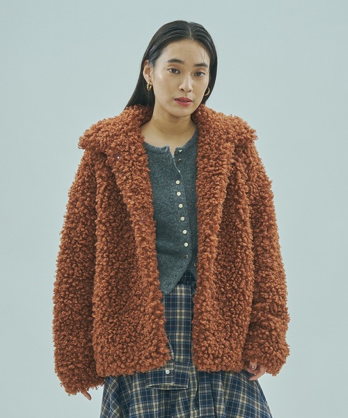 ROSE BUD（ローズバッド） コート アウター FAUX FUR COAT レディース