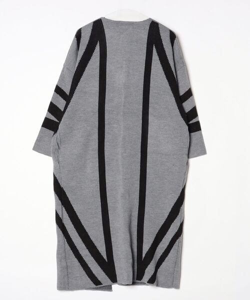 「AZUL BY MOUSSY」 ニットカーディガン SMALL グレー レディース_画像2