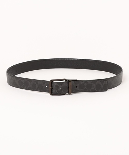 週末限定‼️COACHワイドハーネスカットトゥサイズリバーシブルシグネチャーベルト COACH（コーチ） ベルト ワイド ハーネス カット トゥ サイズ
