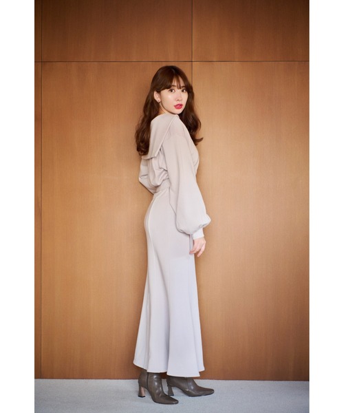 Her lip to 長袖ワンピース S ベージュ レディース : ZOZOTOWN Yahoo