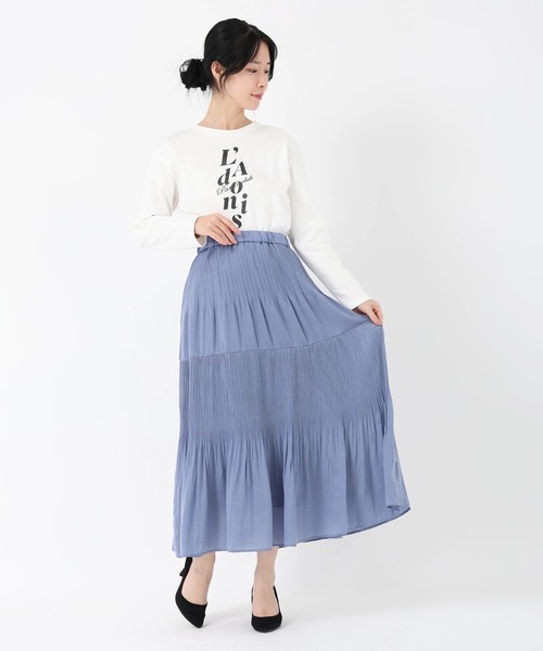 完売☆ストロベリーフィールズ☆レーヌ天竺 カットソー☆ネイビー STRAWBERRY-FIELDS（ストロベリーフィールズ） tシャツ ファンク