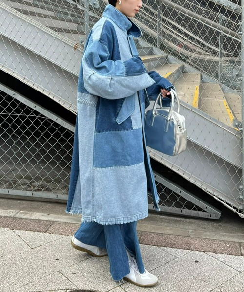 etsinta（エシンタ） モッズコート ONE SIZE インディゴブルー