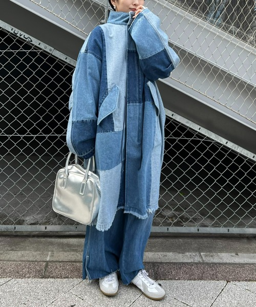 etsinta（エシンタ） モッズコート ONE SIZE インディゴブルー