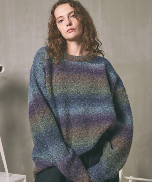 MAISON SPECIAL（メゾンスペシャル） 長袖ニット 2 レッド レディース