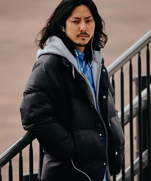 SHIPS（シップス） ダウンジャケット LARGE ブラック メンズ