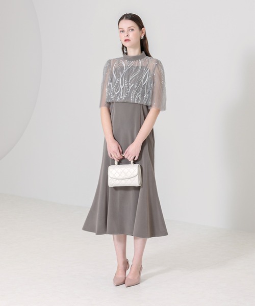 Leja（レジャ） コンビワンピース SMALL グレー レディース : ZOZOTOWN